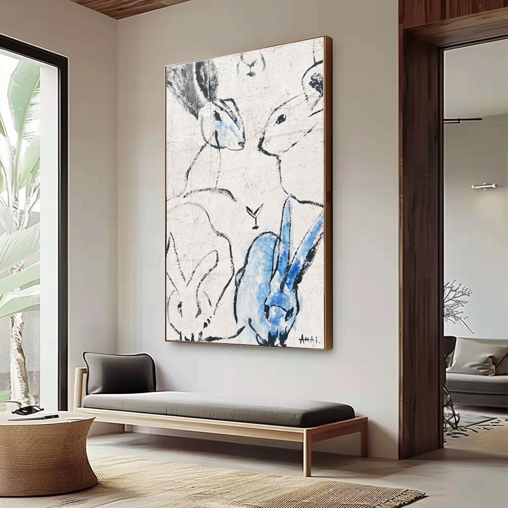 Contemporary Minimalist Art RAB458 - royalbrushart
