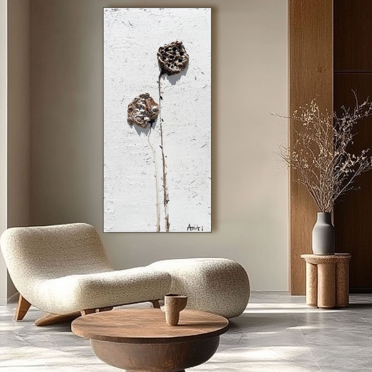 Plaster Art Texture Painting RAB456 - royalbrushart
