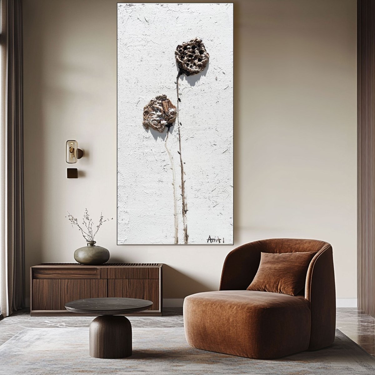 Plaster Art Texture Painting RAB456 - royalbrushart