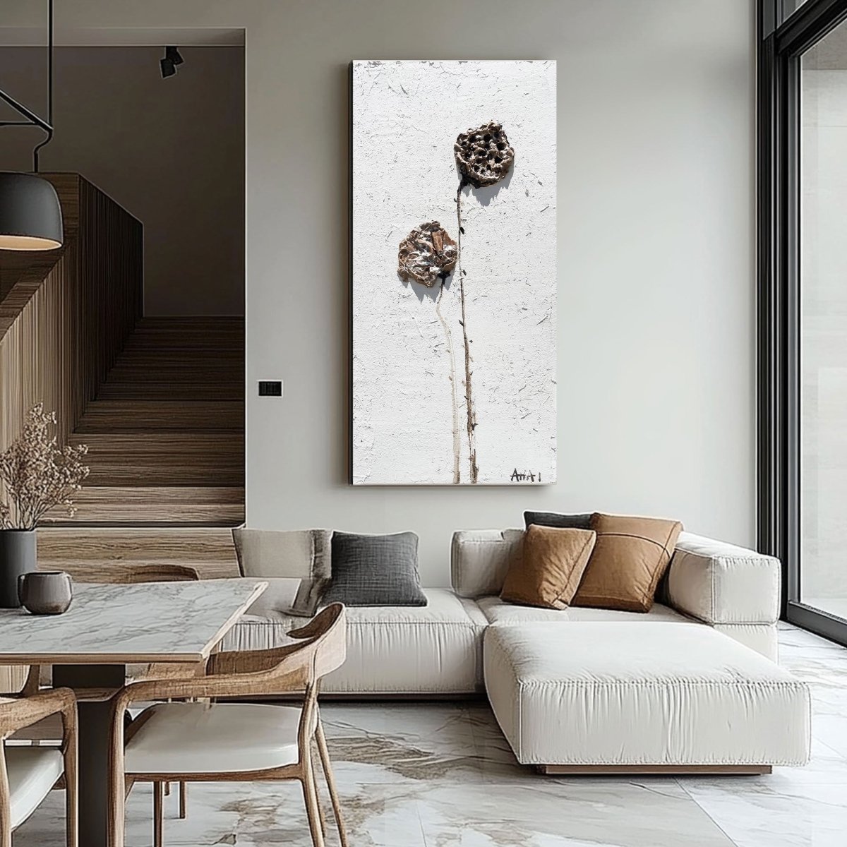 Plaster Art Texture Painting RAB456 - royalbrushart