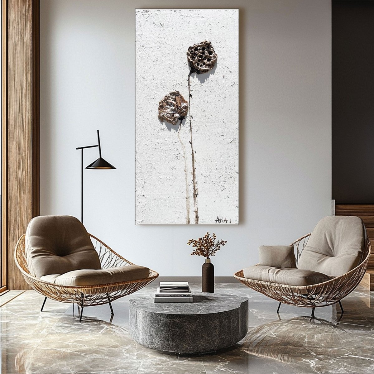 Plaster Art Texture Painting RAB456 - royalbrushart