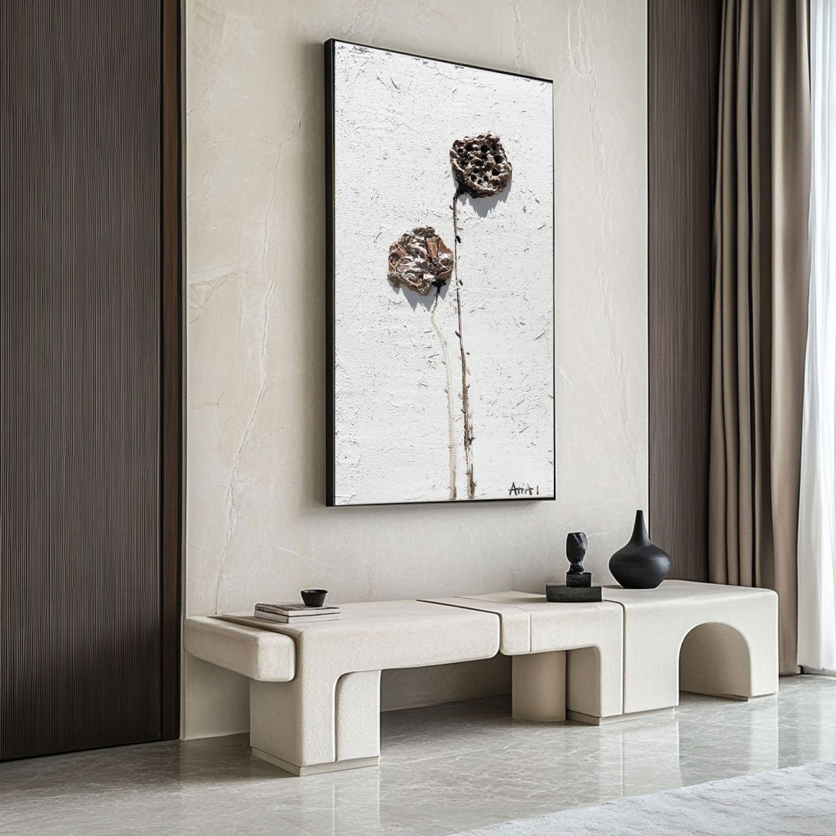 Plaster Art Texture Painting RAB456 - royalbrushart