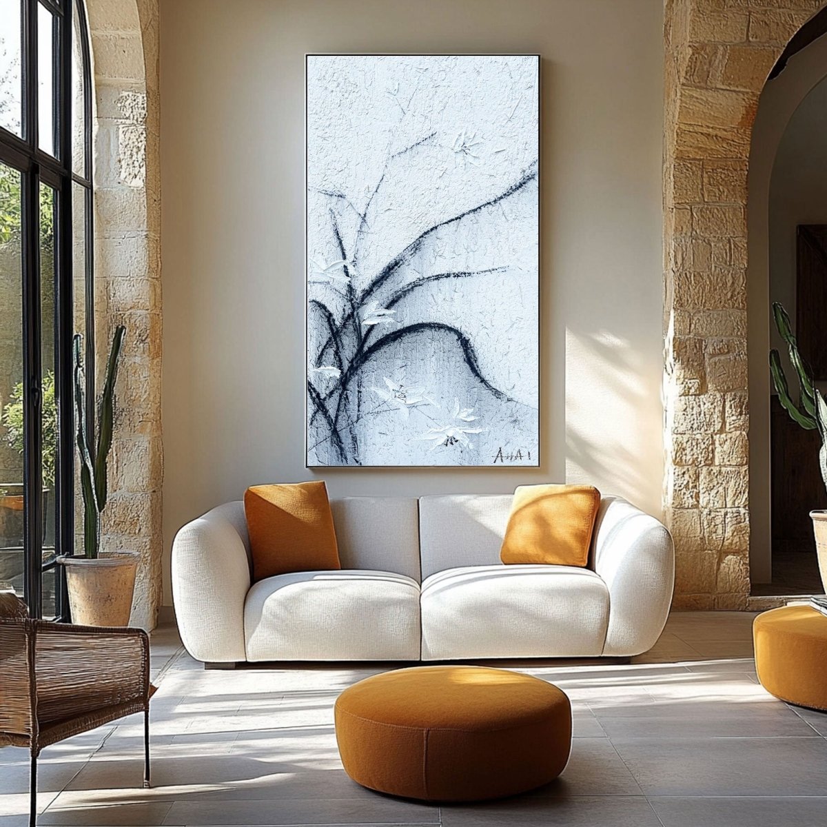 Contemporary Minimalist Art RAB453 - royalbrushart