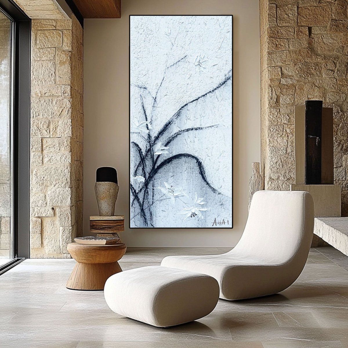Contemporary Minimalist Art RAB453 - royalbrushart