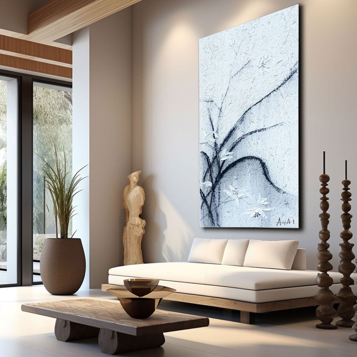Contemporary Minimalist Art RAB453 - royalbrushart