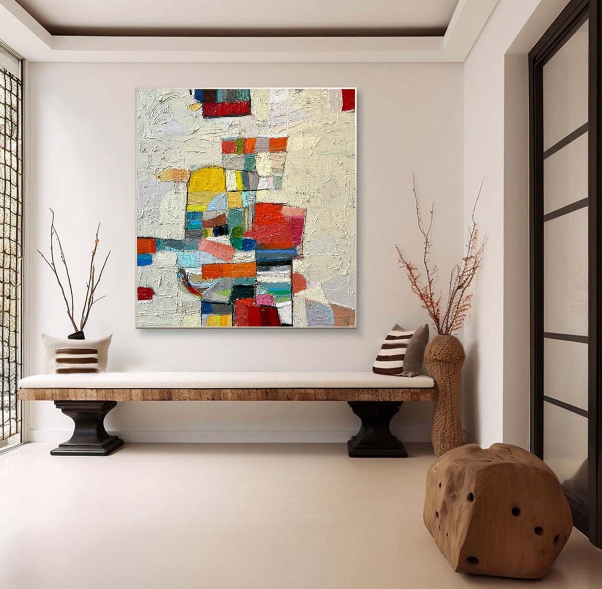 Contemporary Abstract Painting RAB087 - royalbrushart