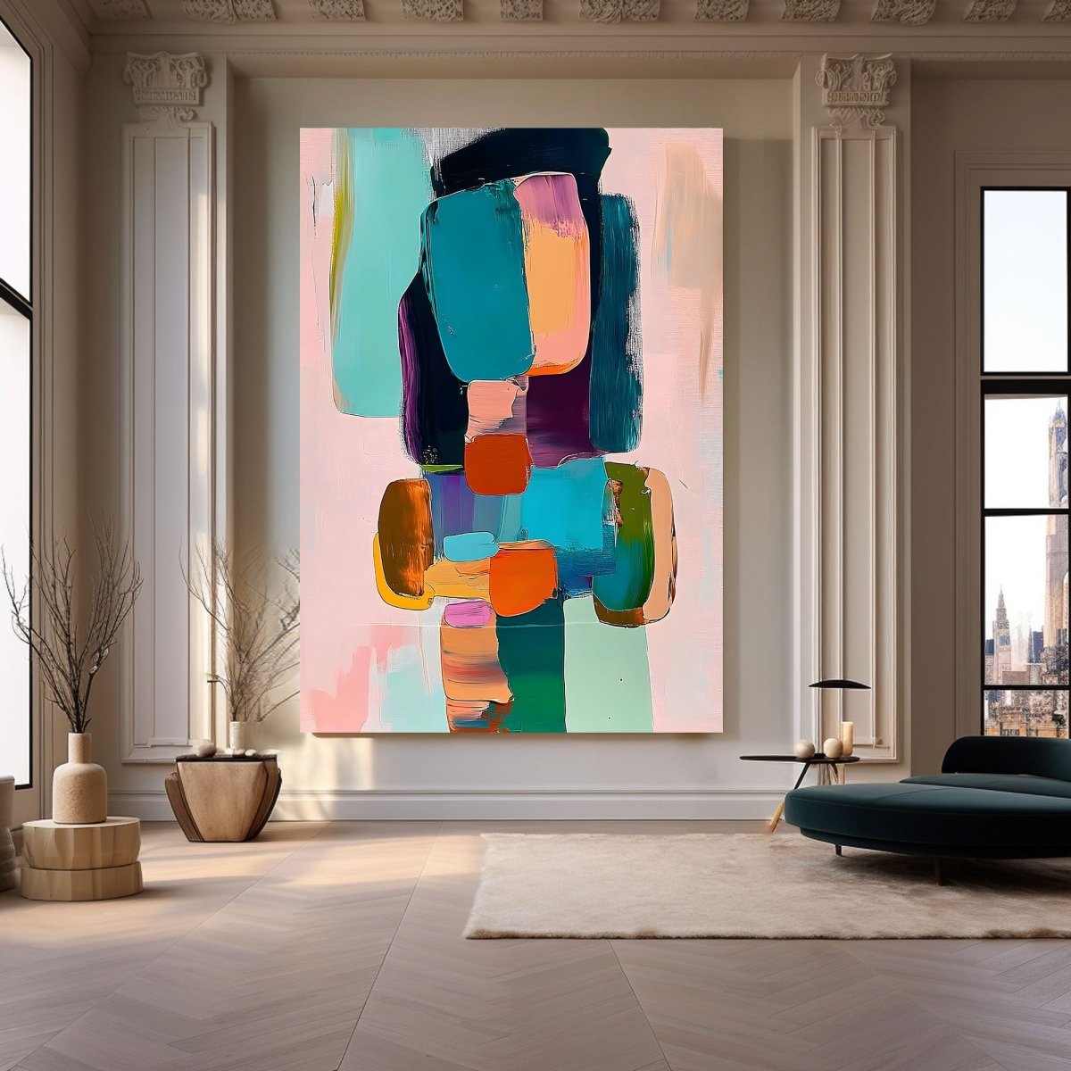 abstract painting RAB297 - royalbrushart