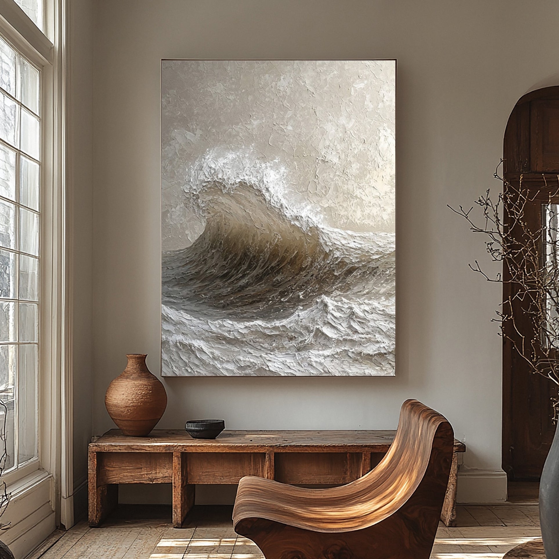 Plaster Art Texture Painting #RAB051
