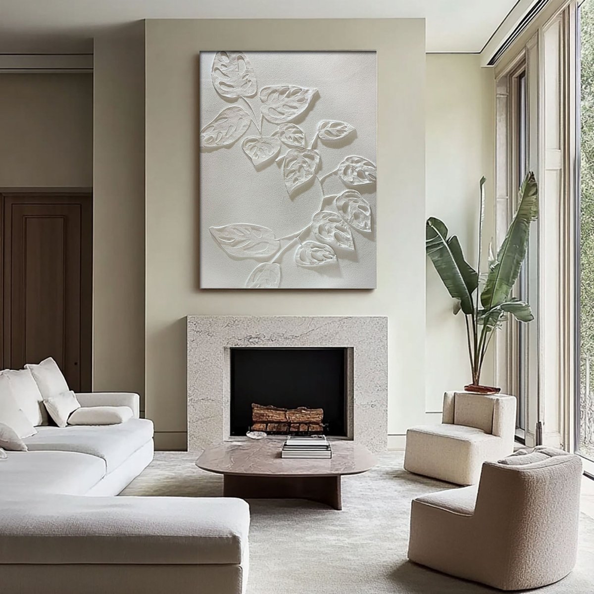 Plaster Art Texture Painting HBV314 - royalbrushart