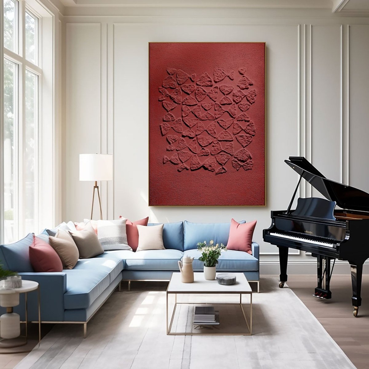 PLASTER ART TEXTURE PAINTING HBV196 - royalbrushart