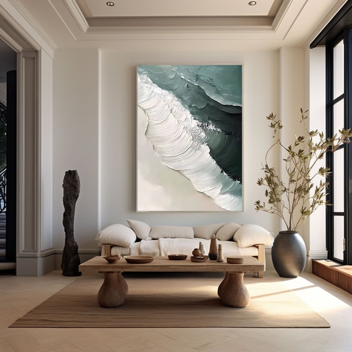 plaster art Texture Painting RAB366 - royalbrushart