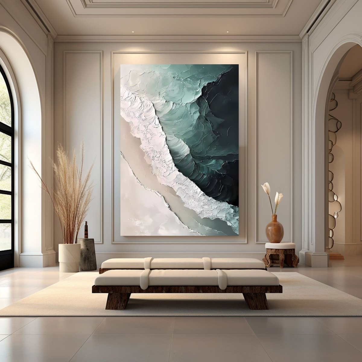 plaster art Texture Painting RAB365 - royalbrushart