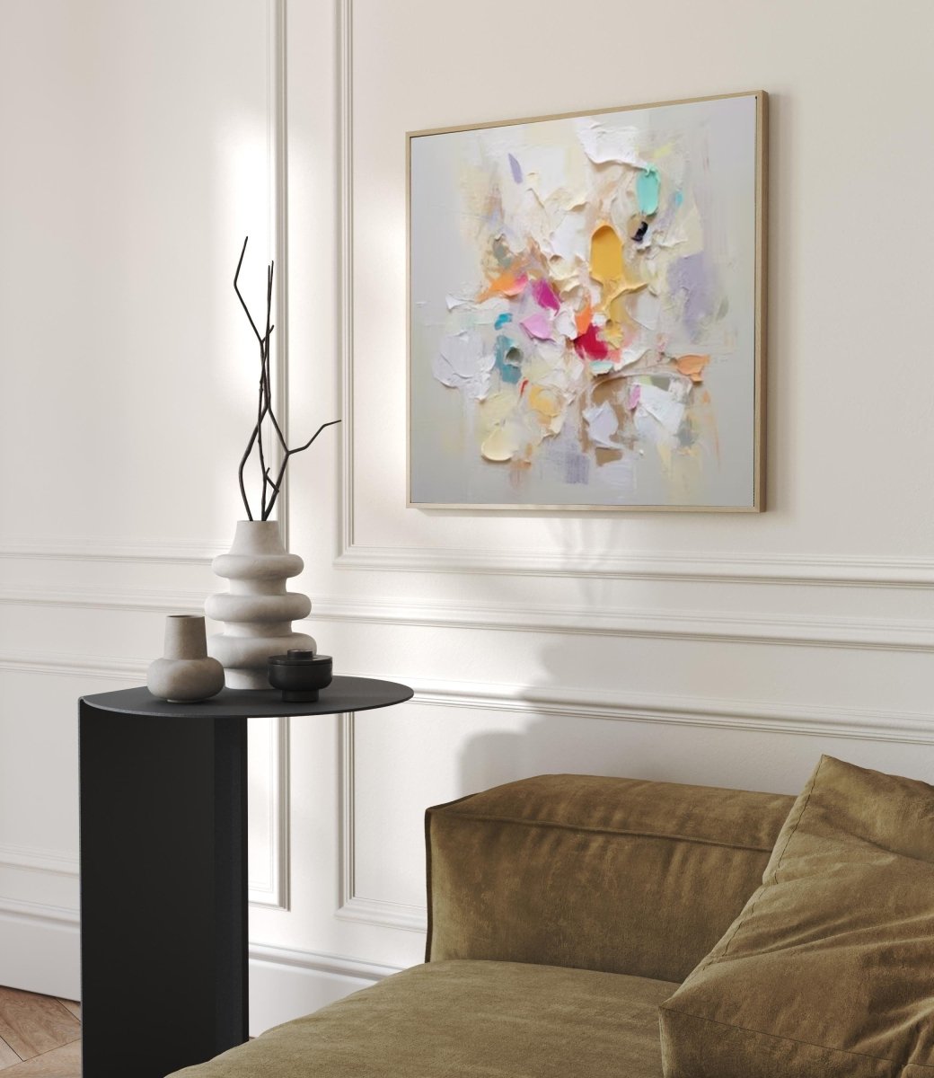 Abstract Colorful Minimalist Wall Art RAB092 - royalbrushart