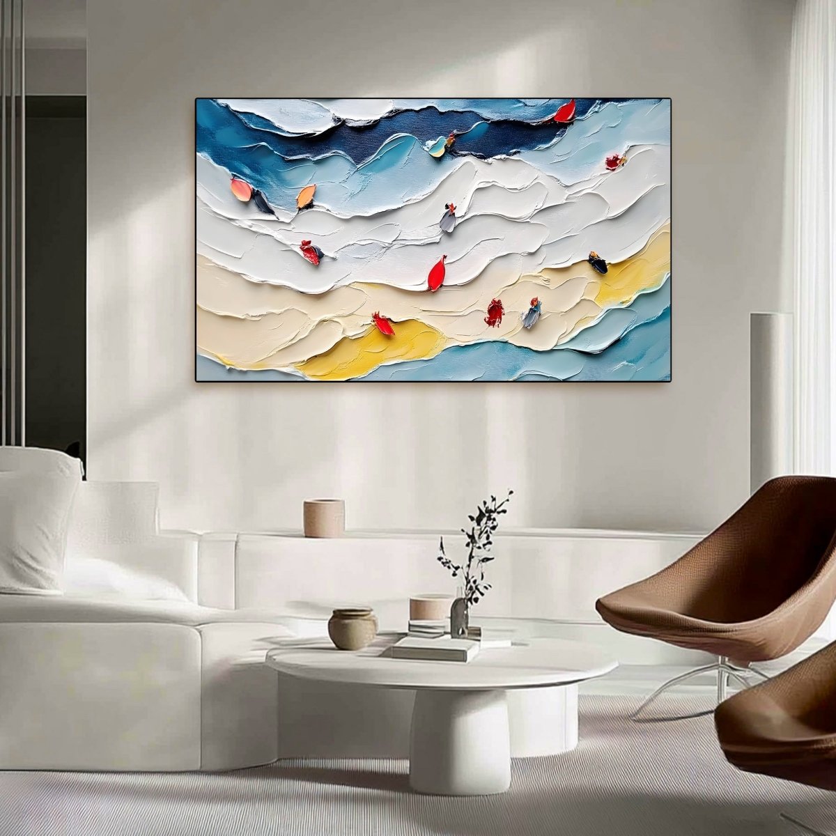 Plaster Art Texture Painting RAB685 - royalbrushart