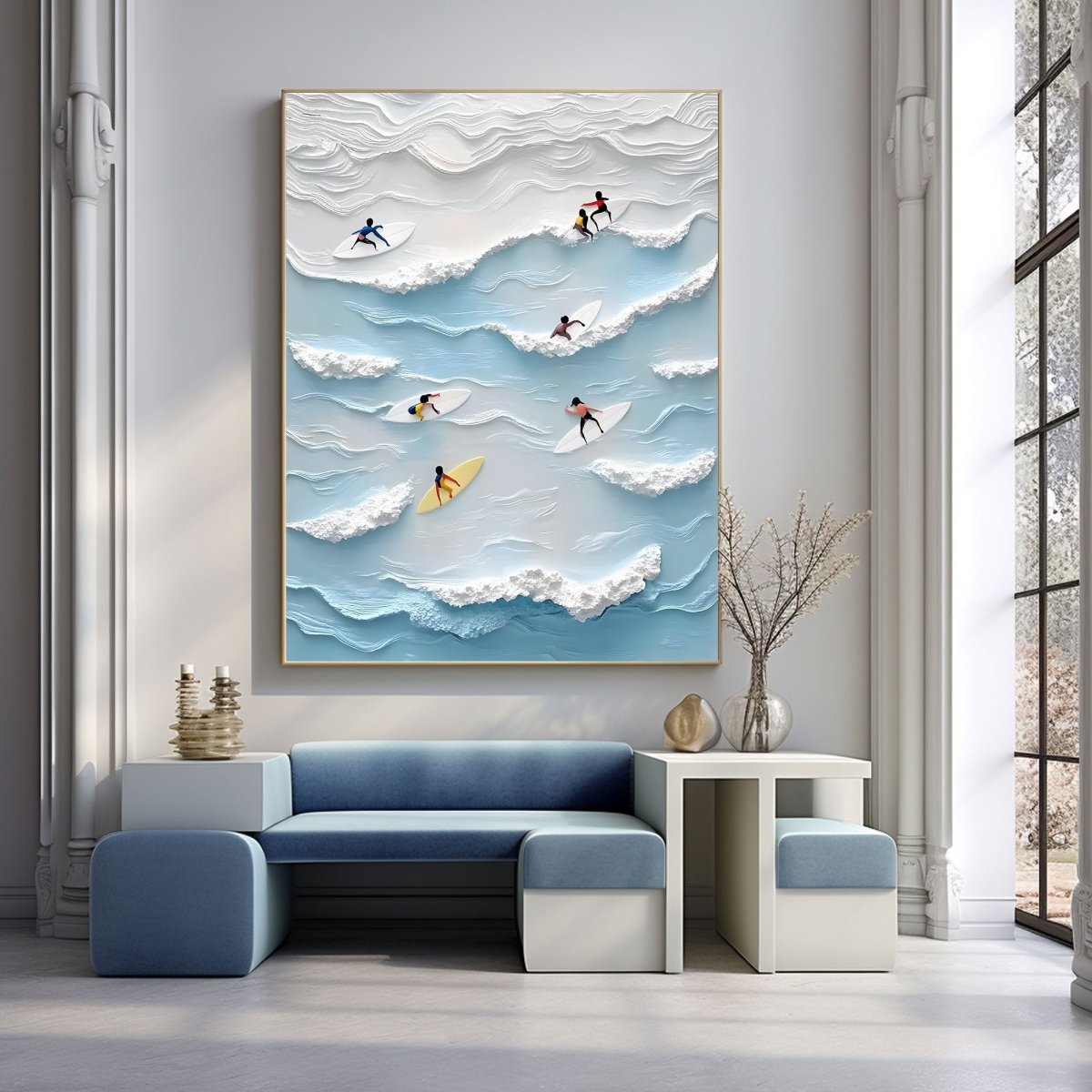 Plaster Art Texture Painting RAB663 - royalbrushart