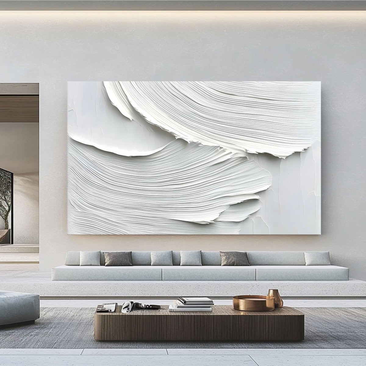Contemporary Minimalist Art RAB585 - royalbrushart