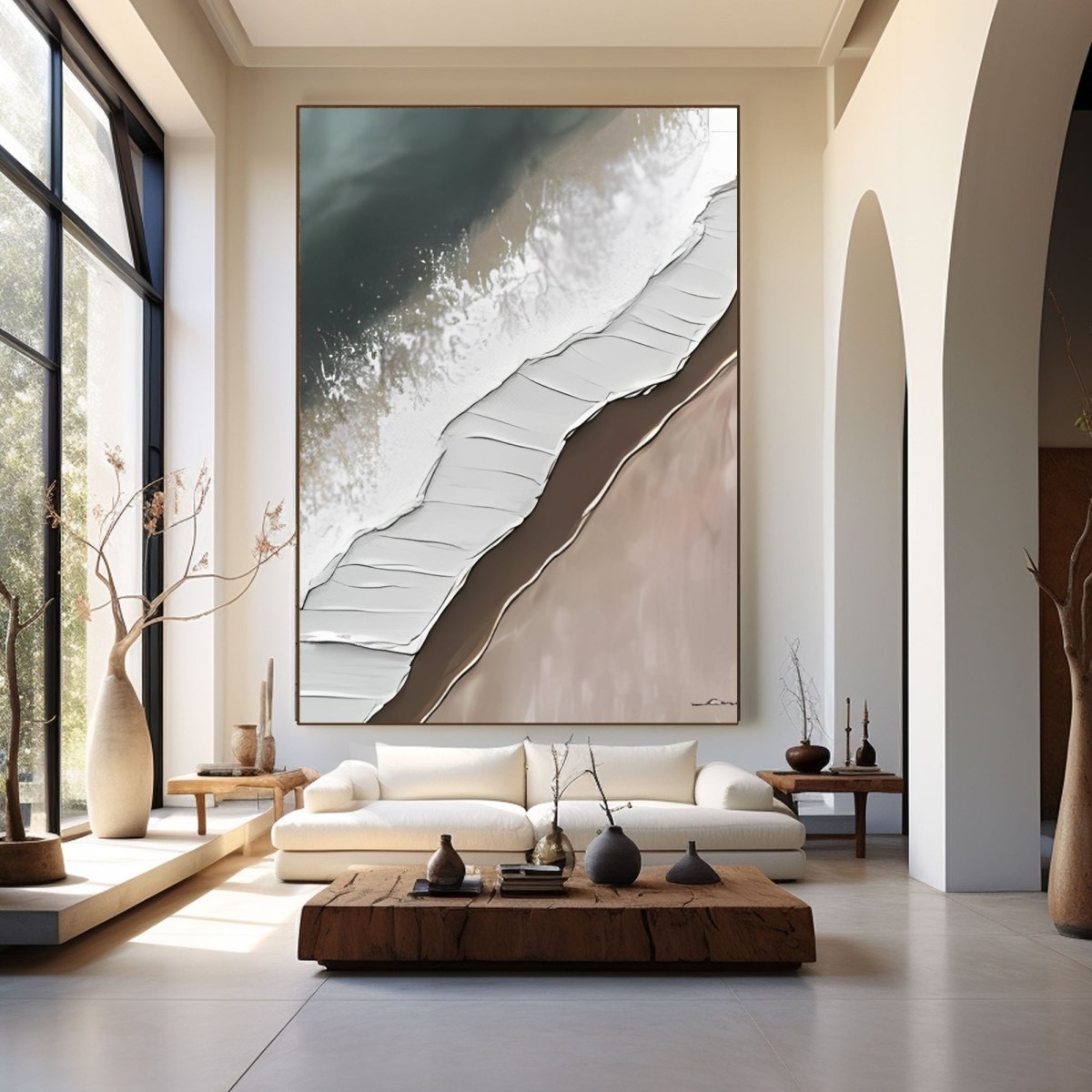 plaster art Texture Painting RAB362 - royalbrushart