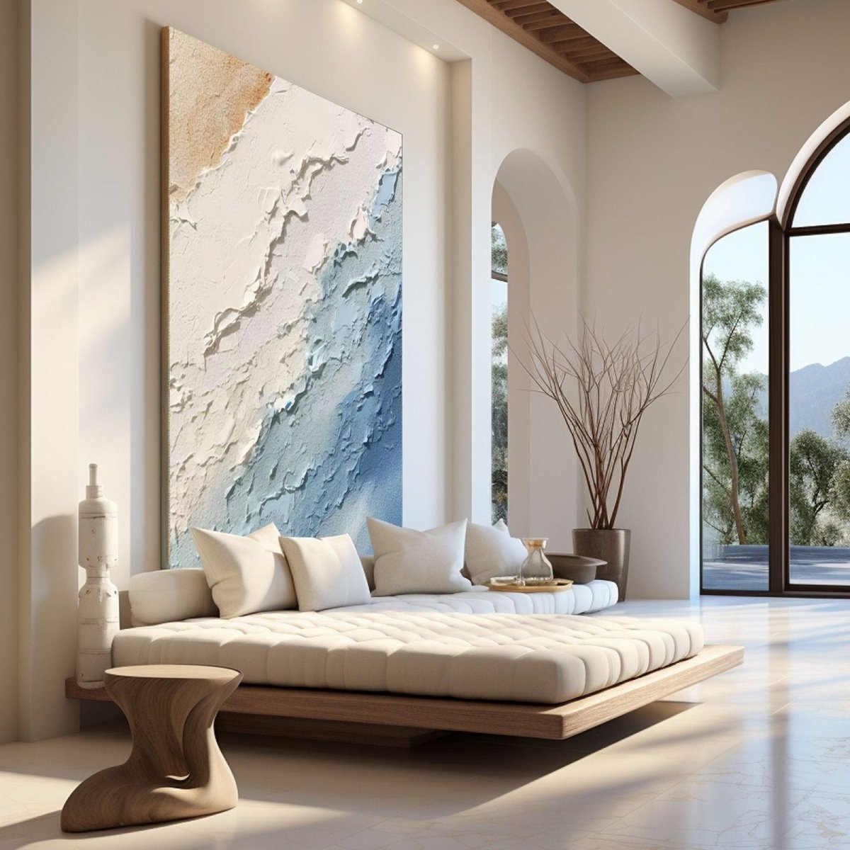 plaster art texture painting BV341 - royalbrushart