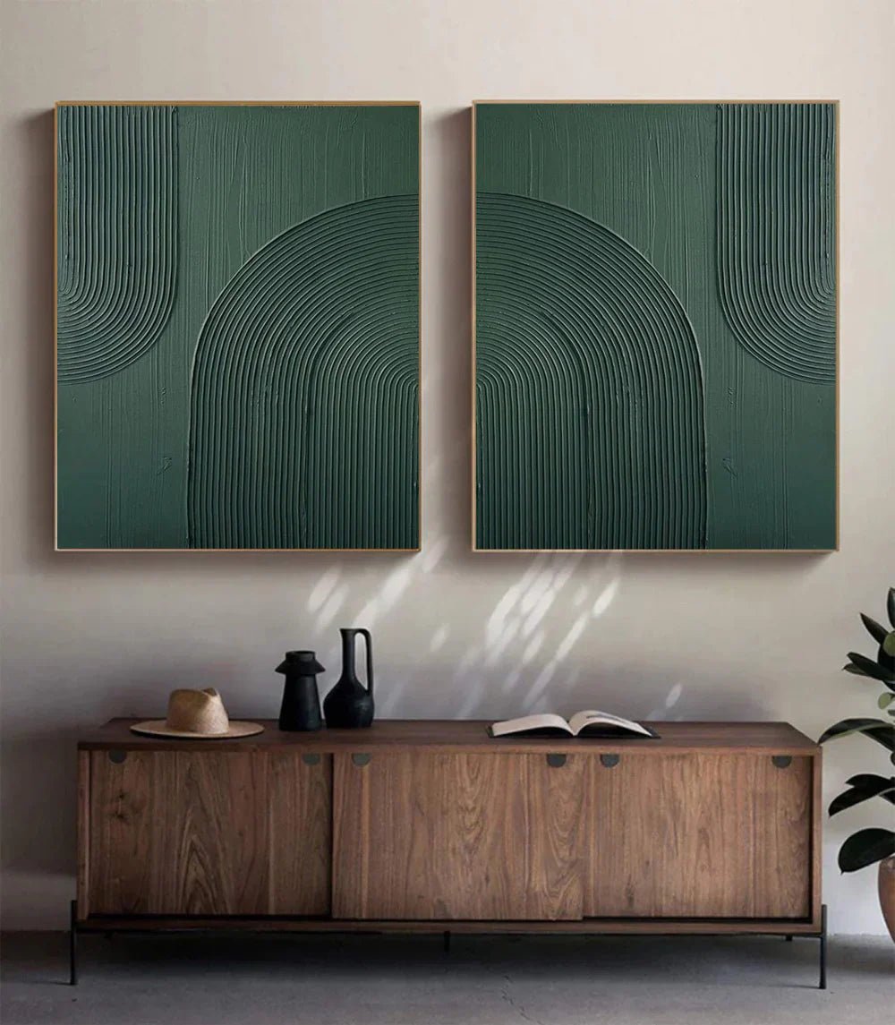 Abstract Painting Set Of 2 RAB643 - royalbrushart