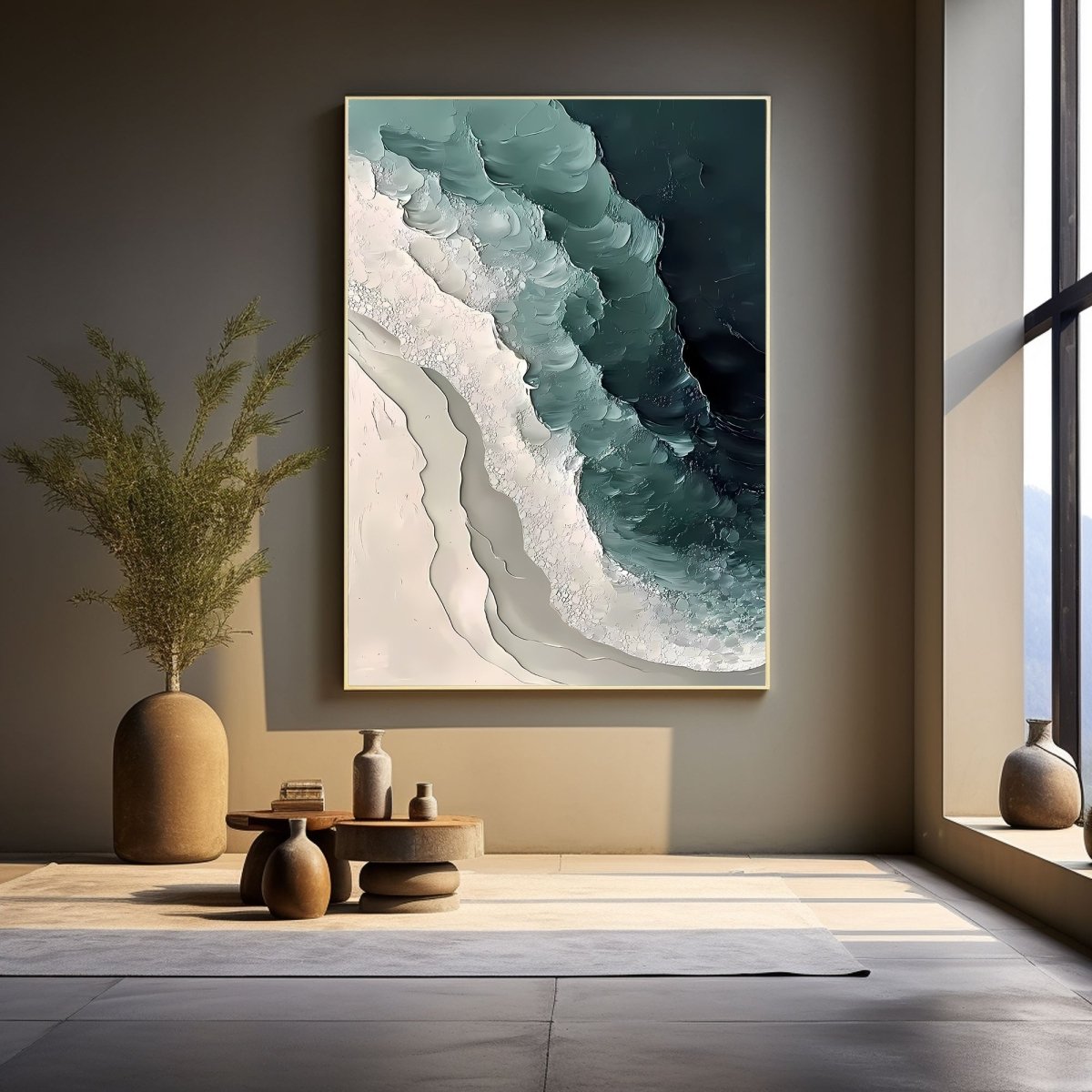 plaster art Texture Painting RAB364 - royalbrushart