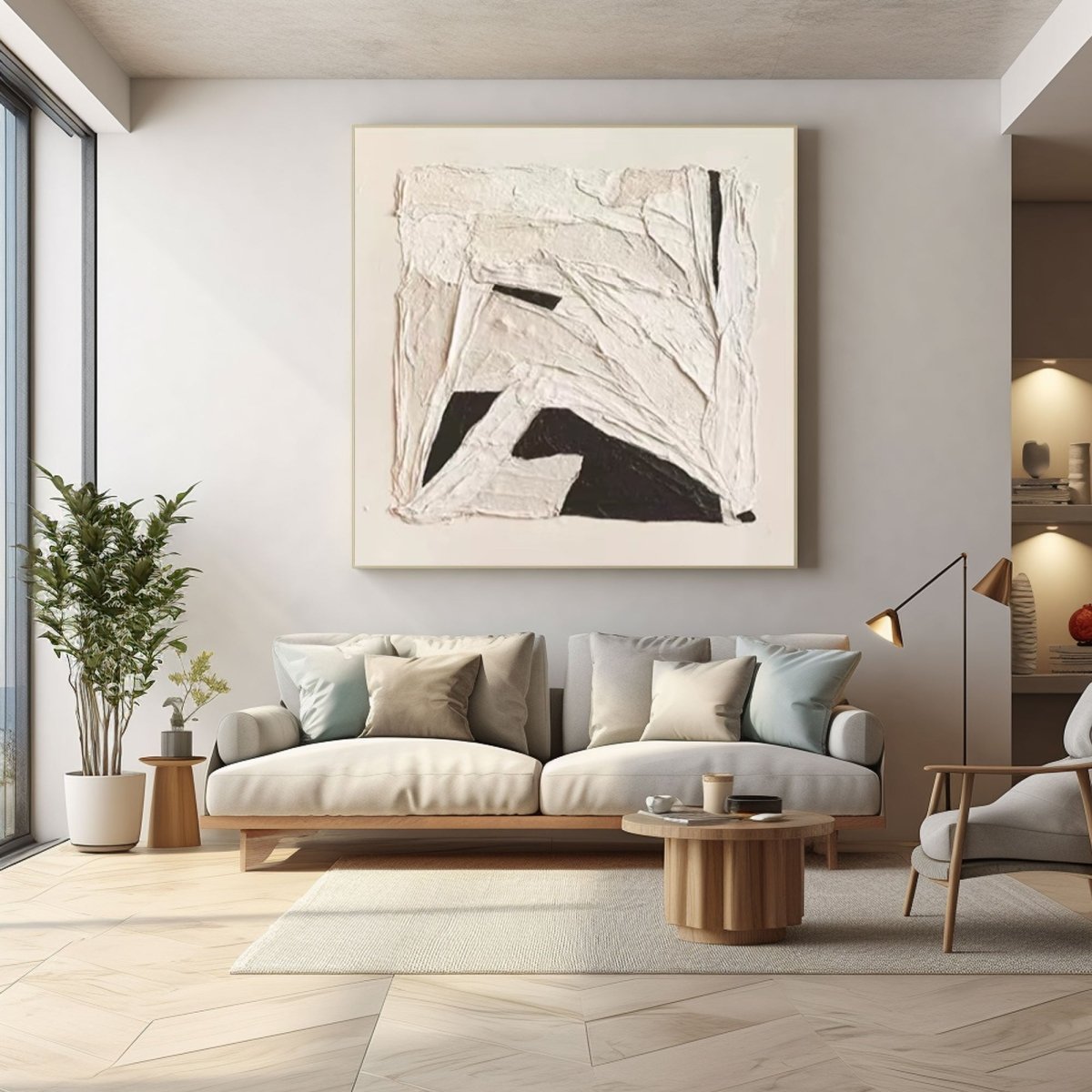 Contemporary Minimalist Art RAB376 - royalbrushart