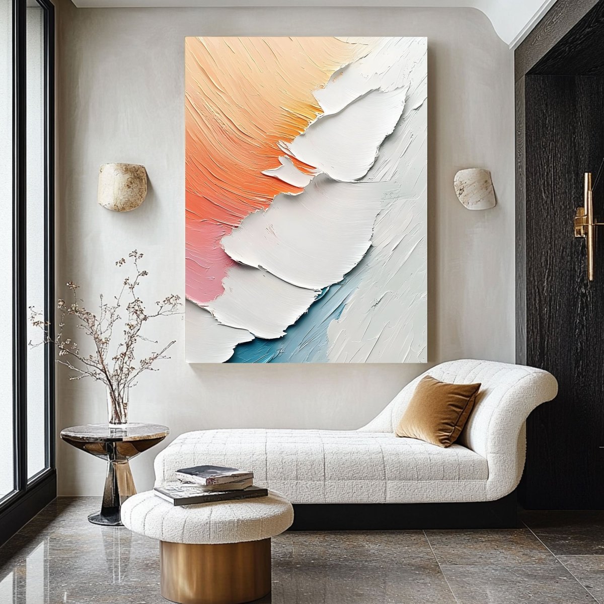 Plaster Art Texture Painting RAB517 - royalbrushart