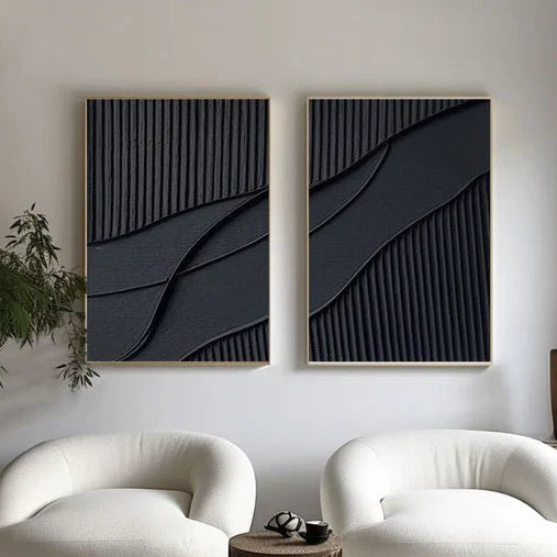 Abstract Painting Set Of 2 RAB654 - royalbrushart