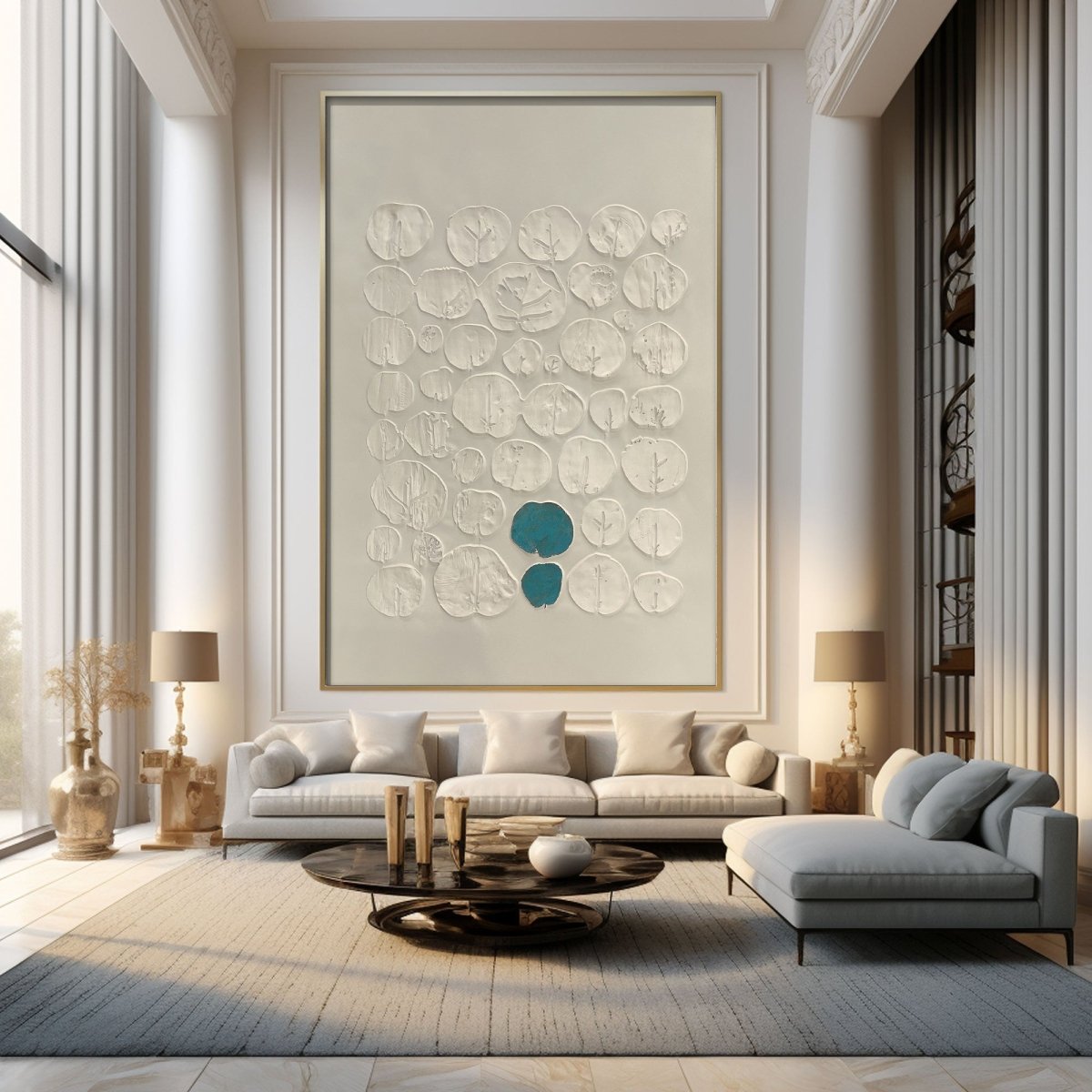 Plaster Art Texture Painting HBV165 - royalbrushart