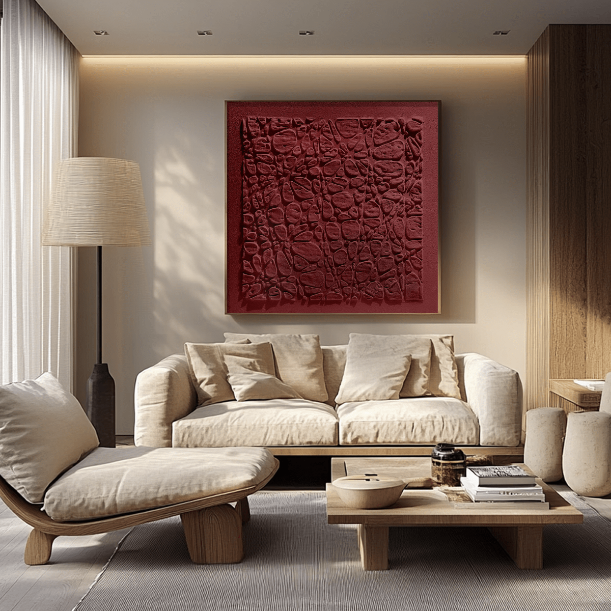 Plaster Art Texture Painting HBV208 - royalbrushart
