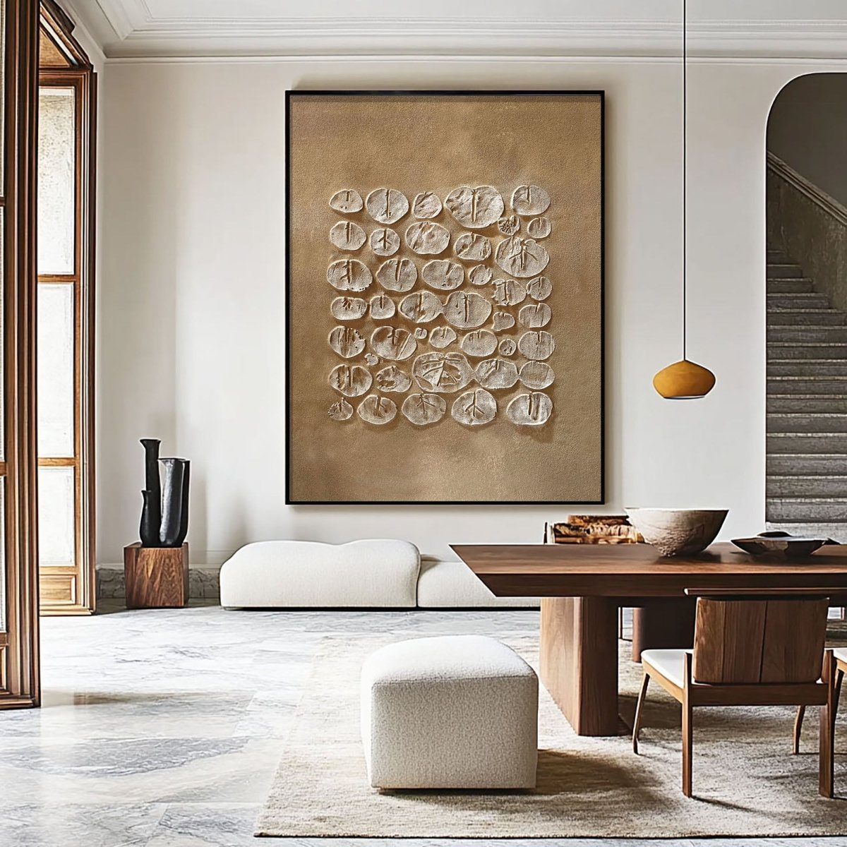 plaster art Texture Painting HBV240 - royalbrushart