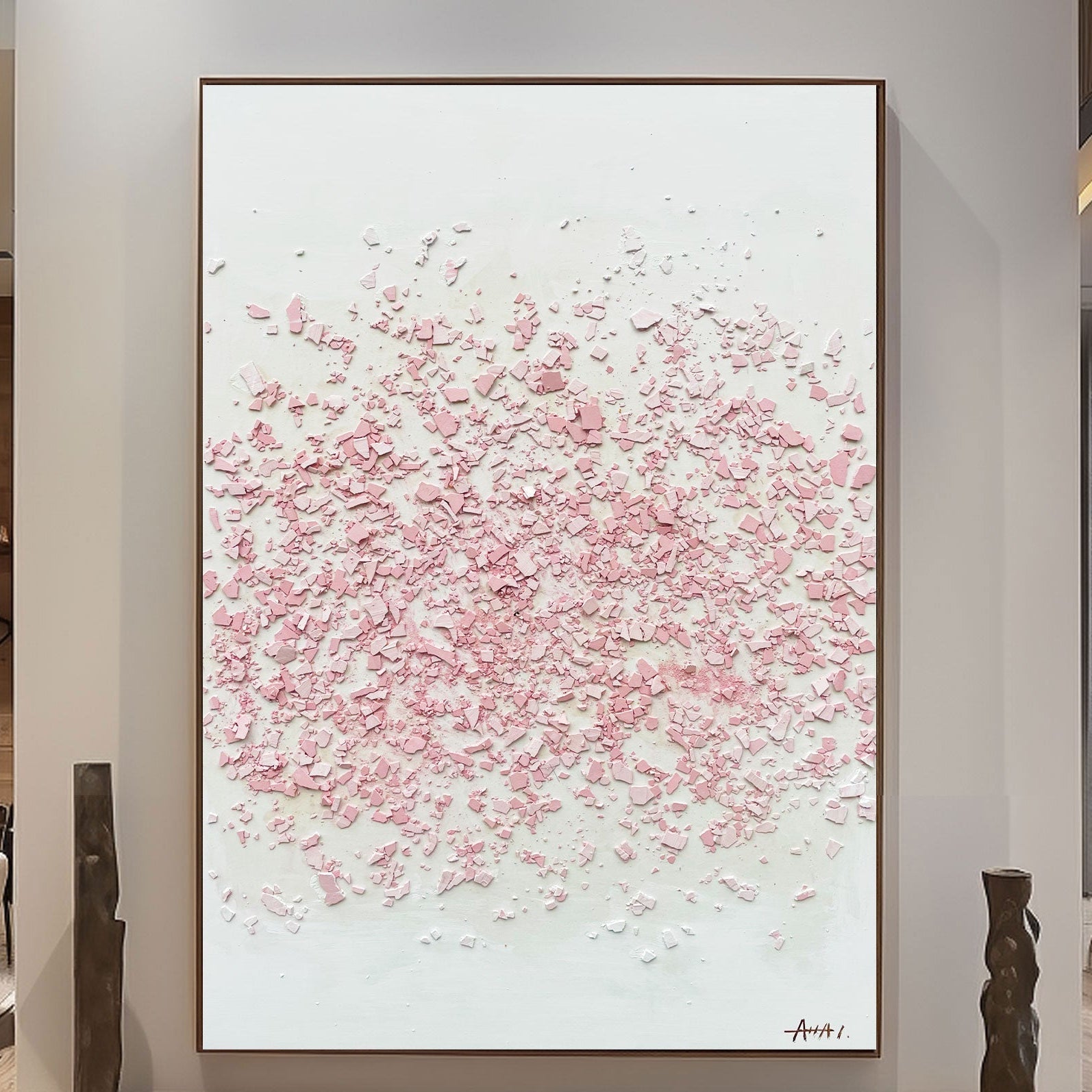 Plaster Art Texture Painting #LBV439