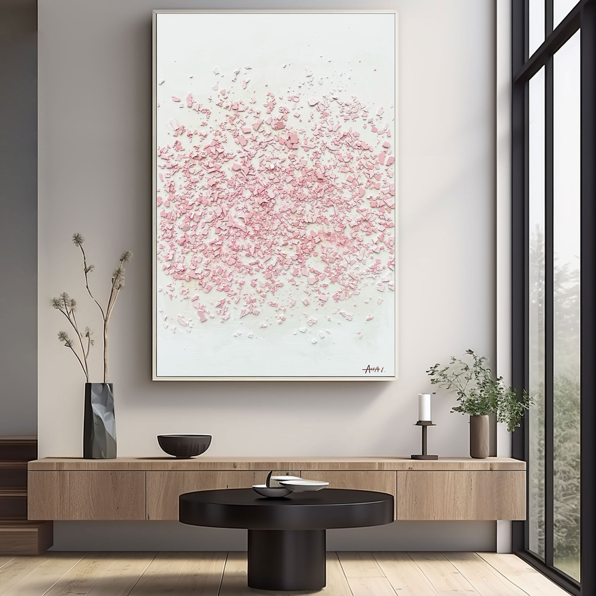 Plaster Art Texture Painting #LBV439