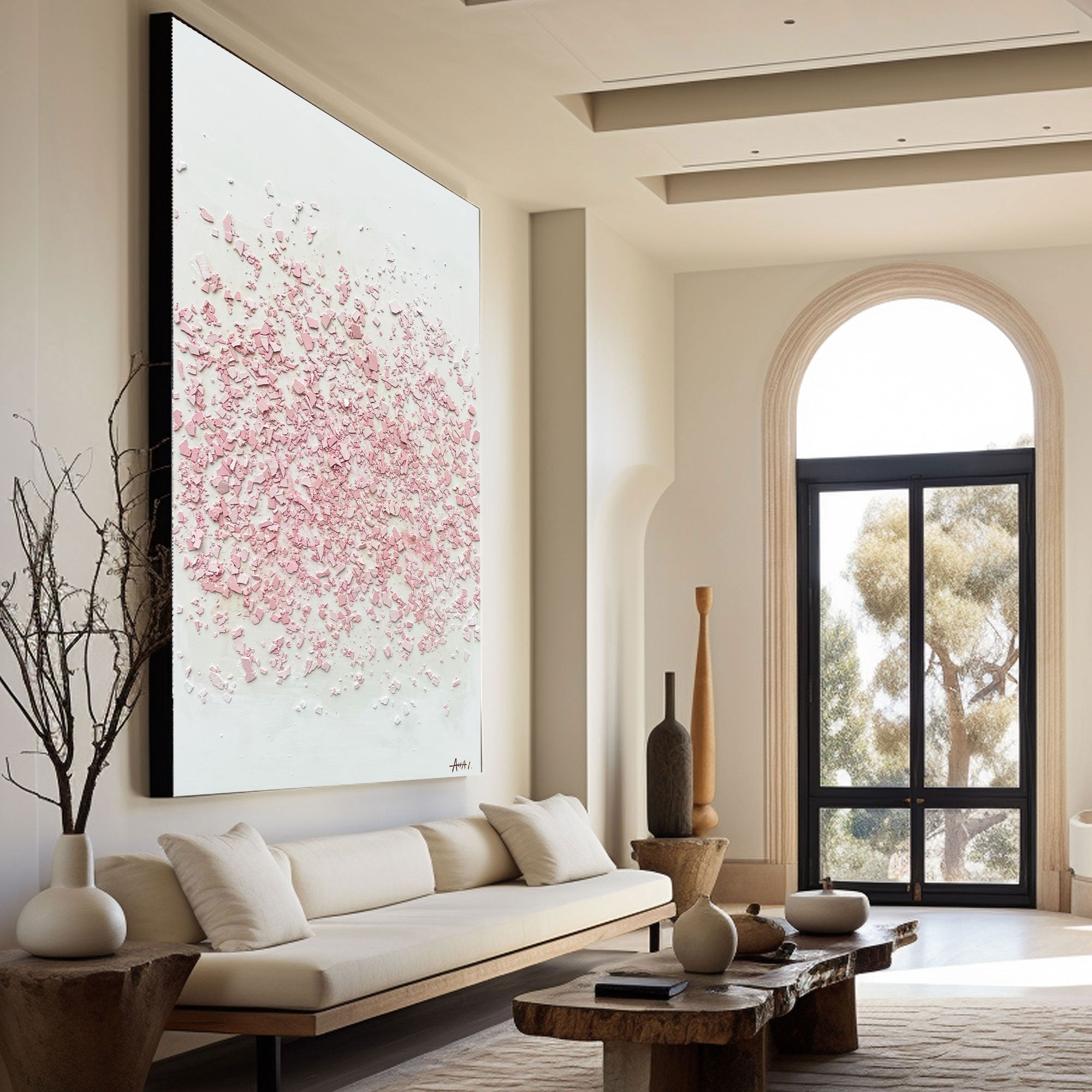 Plaster Art Texture Painting #LBV439