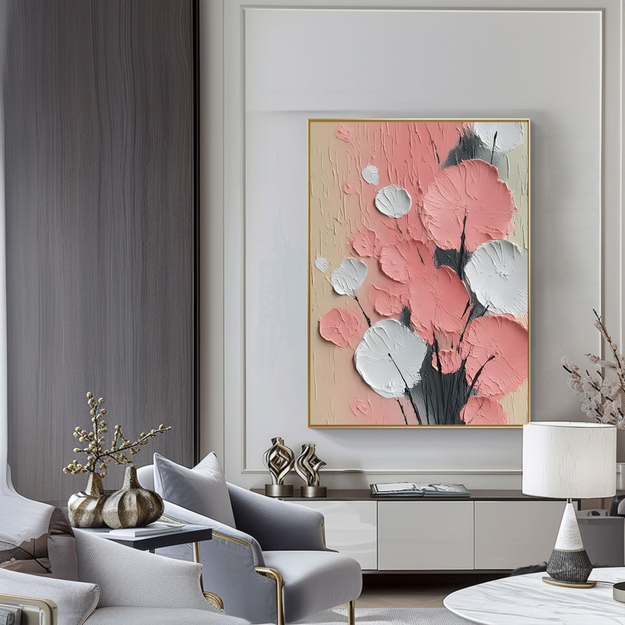 Plaster Art Texture Painting #RAB417