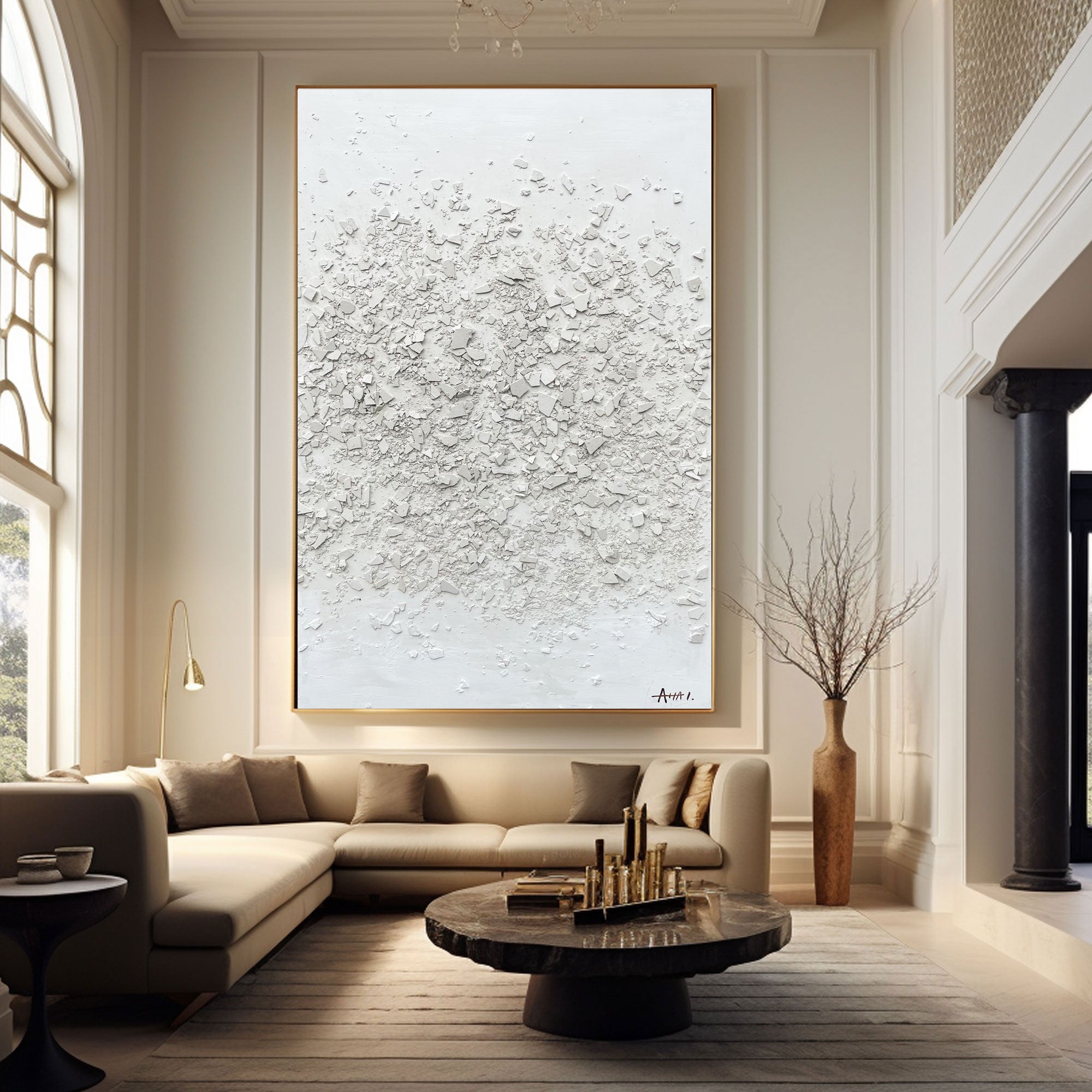 Plaster Art Texture Painting #LBV438