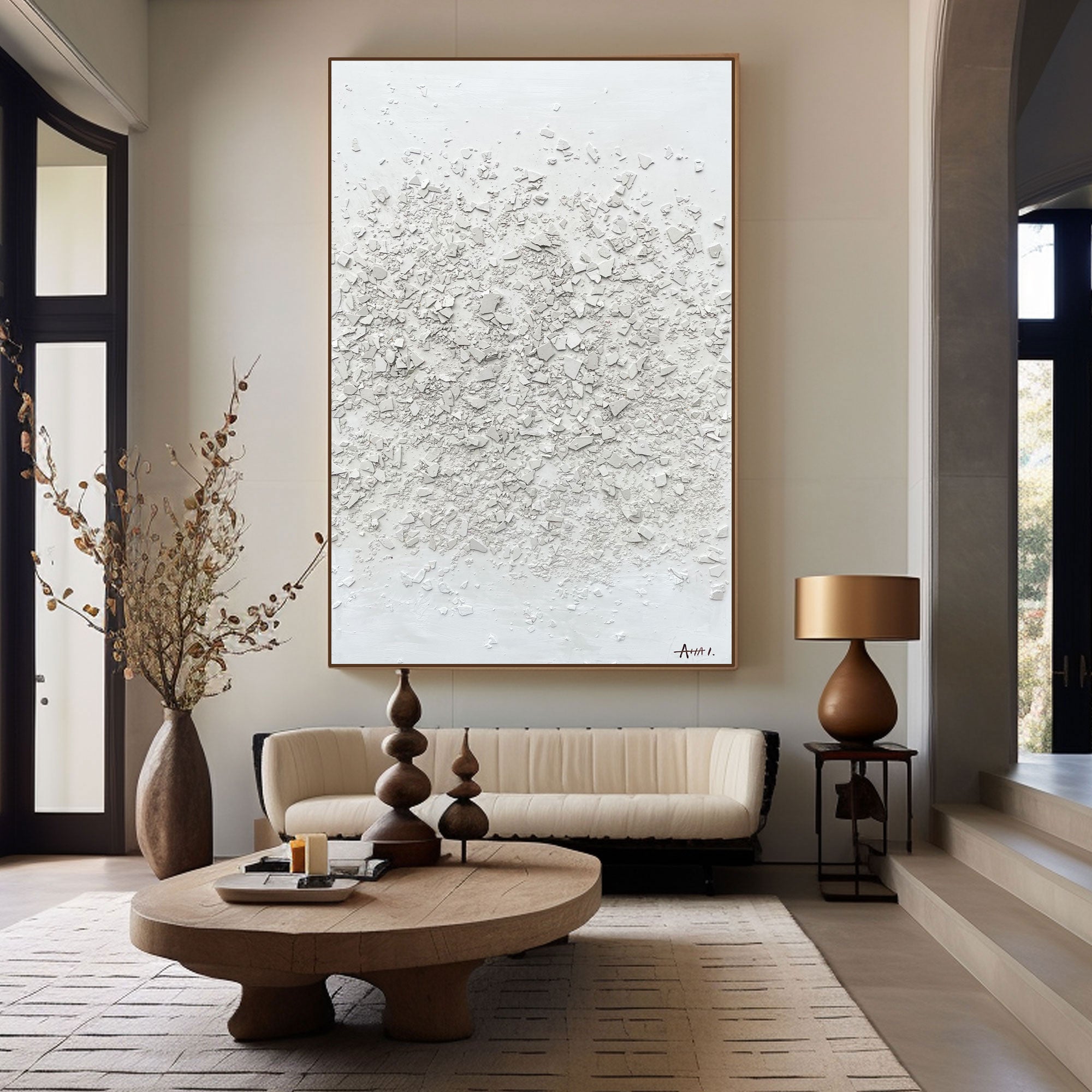 Plaster Art Texture Painting #LBV438