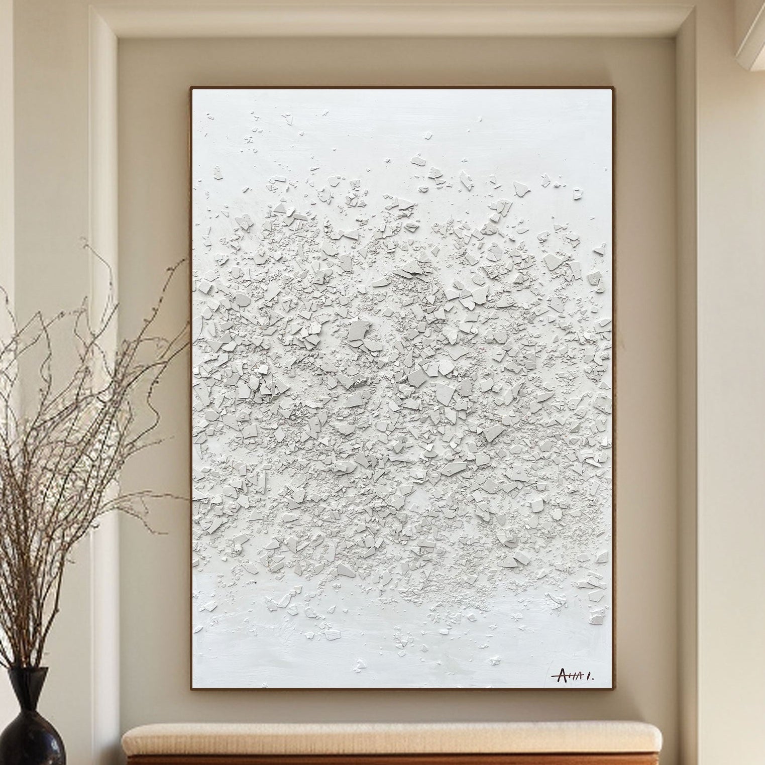 Plaster Art Texture Painting #LBV438