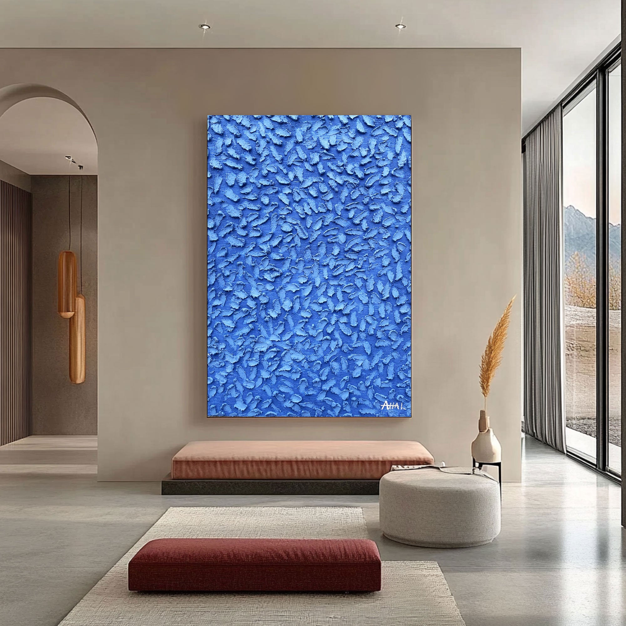 Plaster Art Texture Painting #LBV436