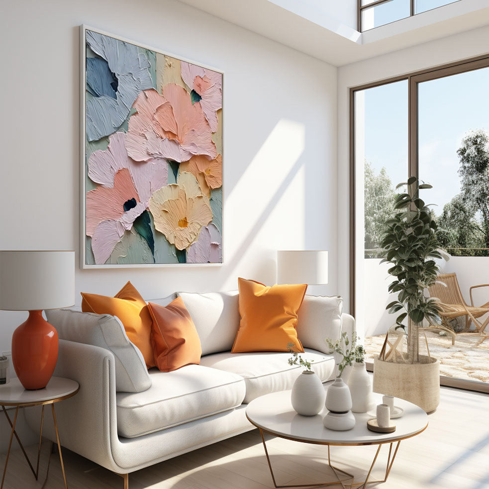 Plaster Art Texture Painting #RAB426