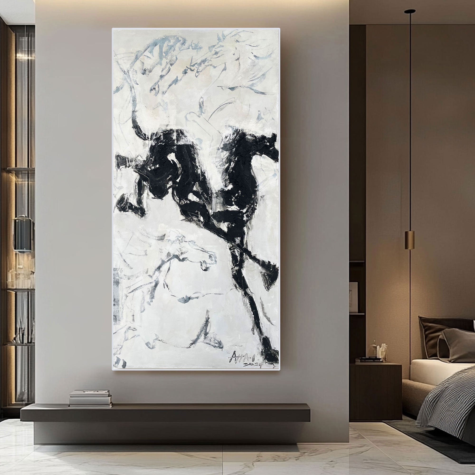 Contemporary Horse Art #LRAB618