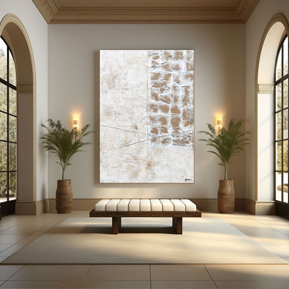 Minimalist Wall Painting RAB385 - royalbrushart