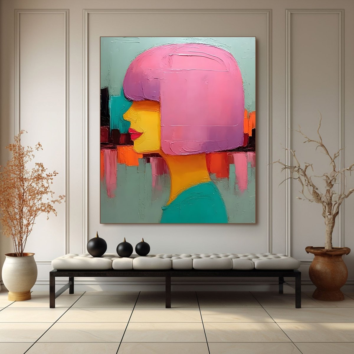 Plaster Art Texture Painting RAB428 - royalbrushart