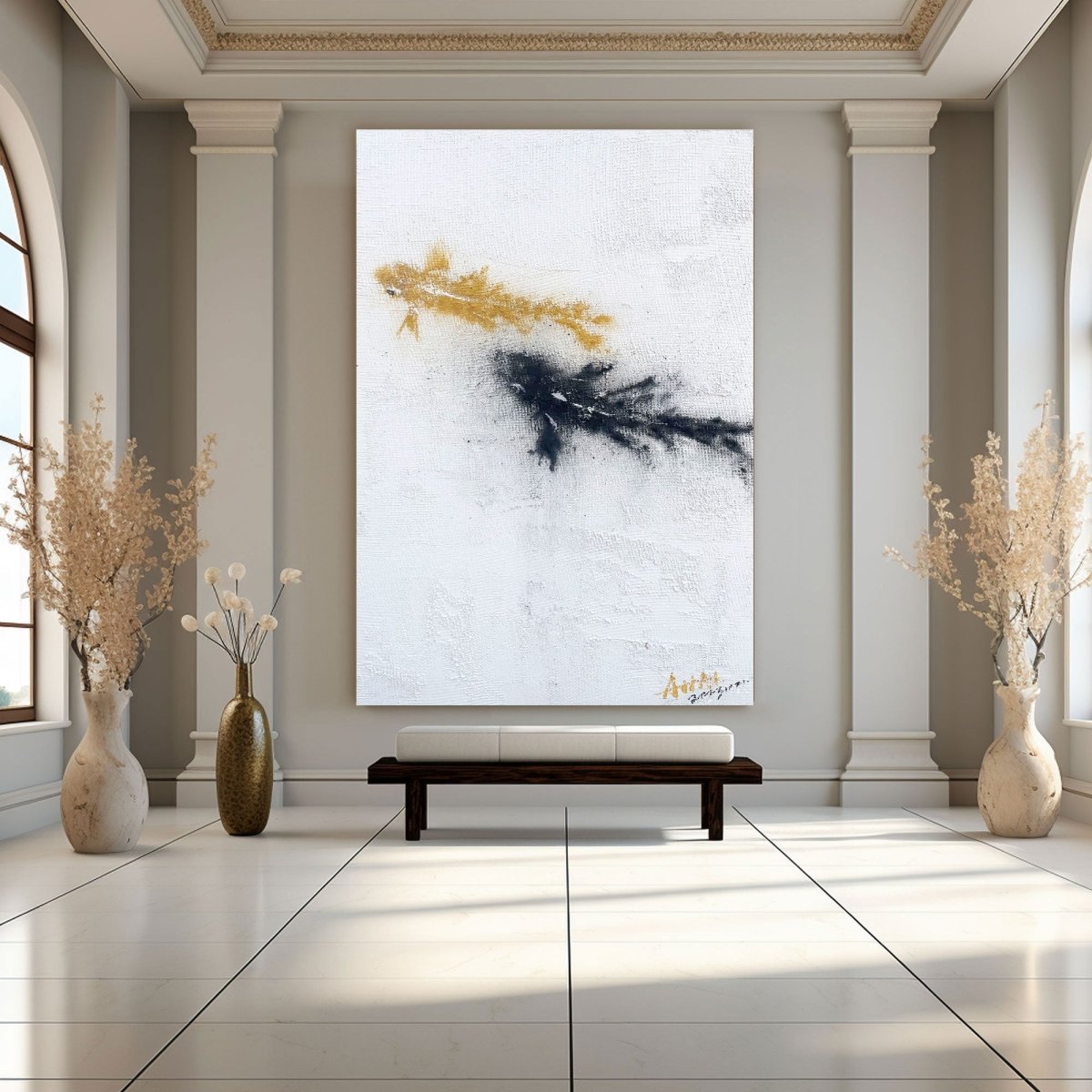 Contemporary Minimalist Art RAB382 - royalbrushart
