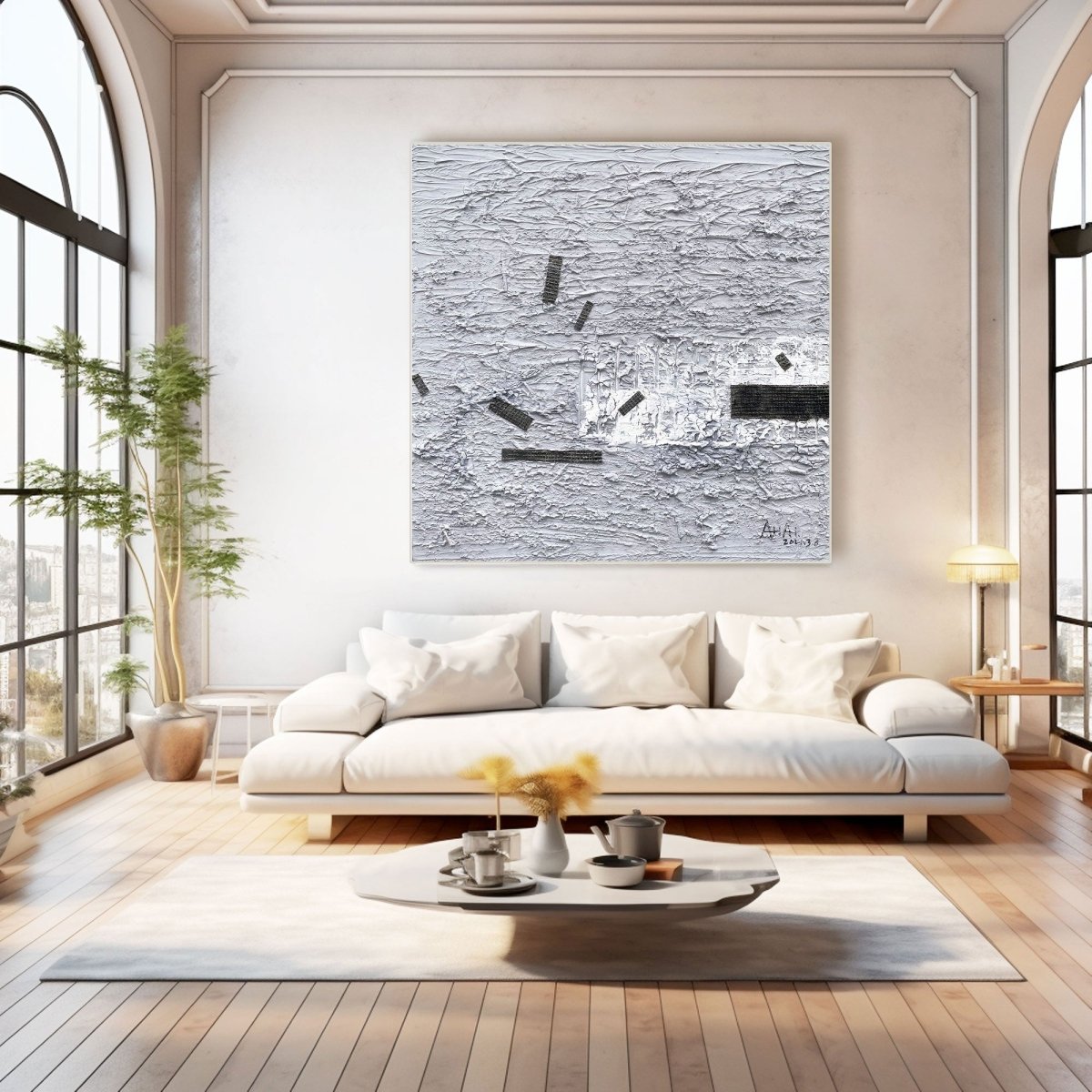 Plaster Art Textured Painting RAB614 - royalbrushart