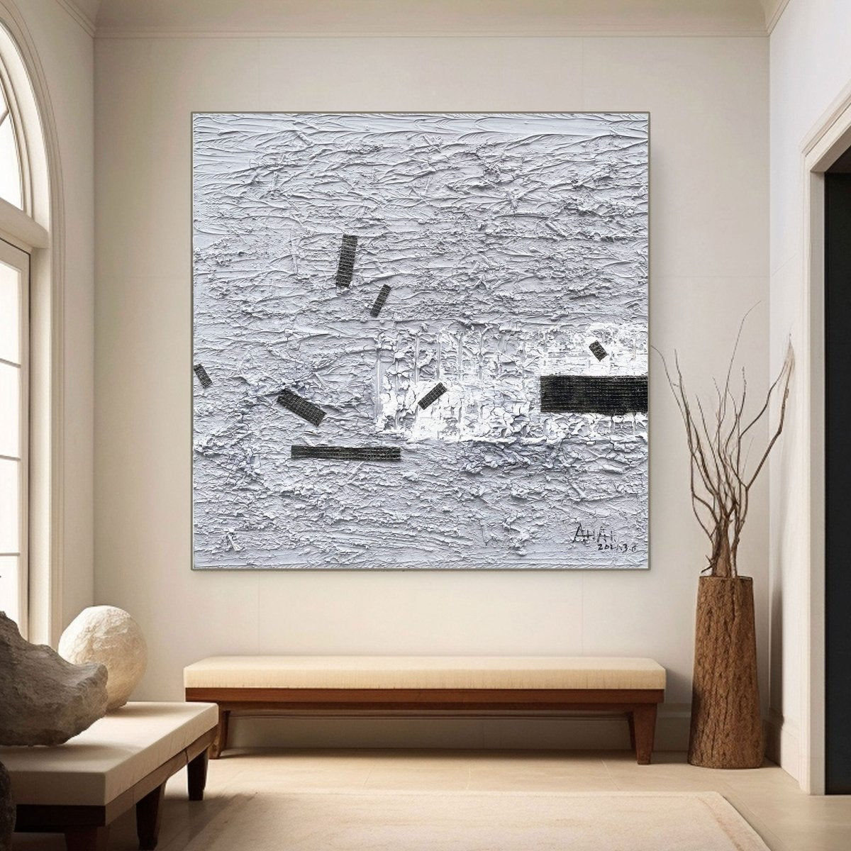 Plaster Art Textured Painting RAB614 - royalbrushart