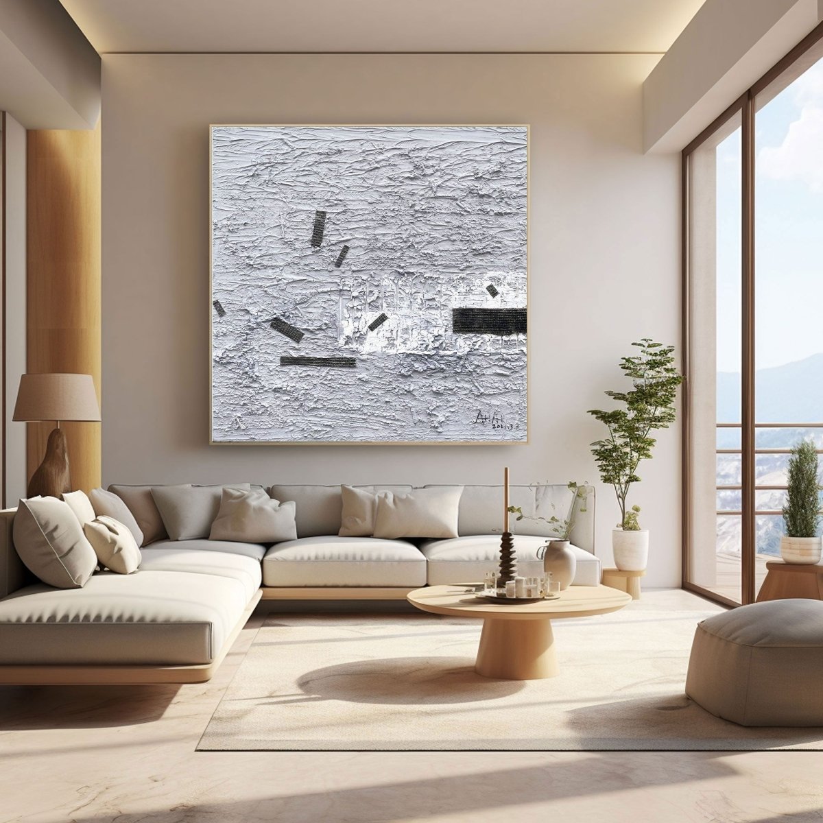 Plaster Art Textured Painting RAB614 - royalbrushart