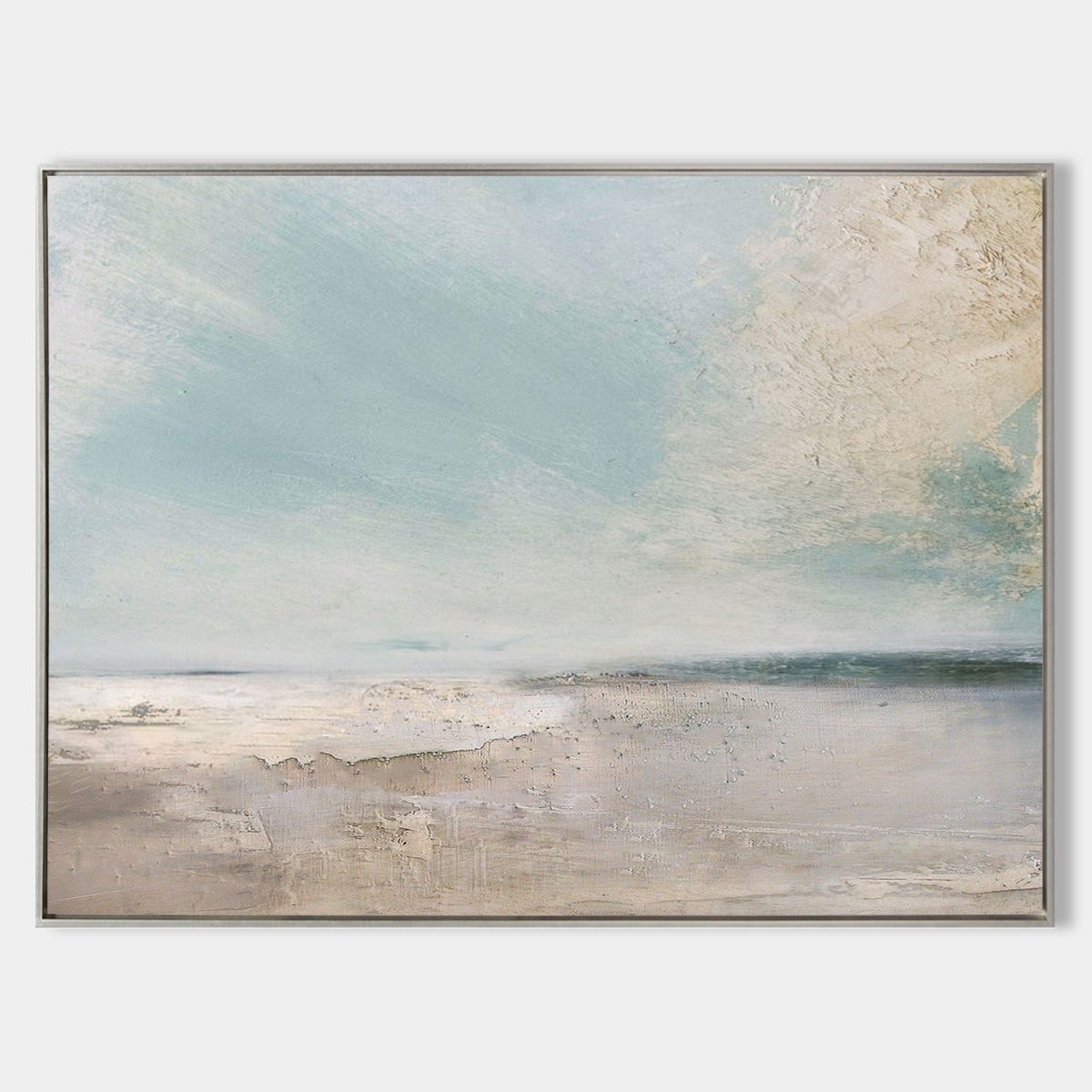 Impressionist Beachy Scene Painting RAB155 - royalbrushart