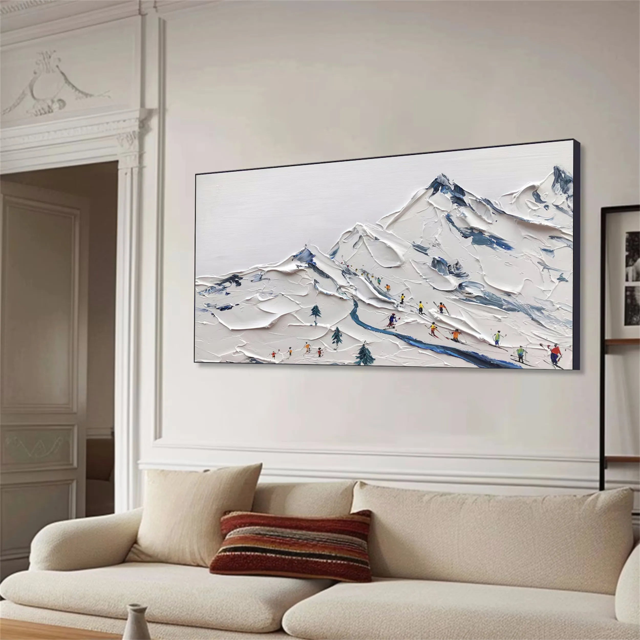 plaster art texture painting RAB029 - royalbrushart
