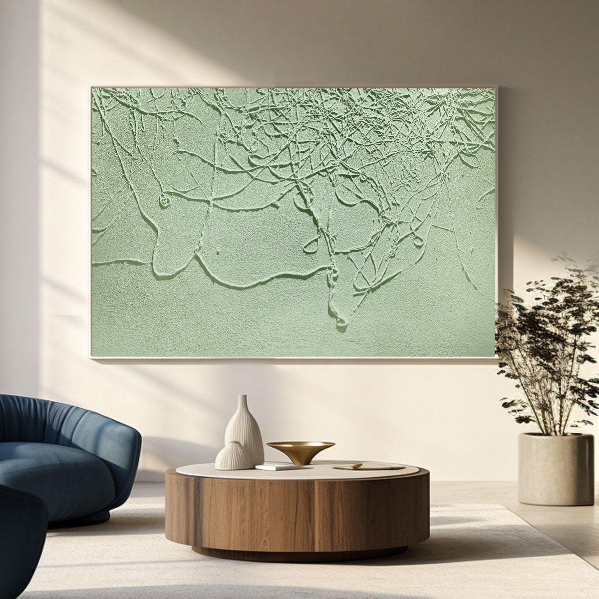 Plaster Art Texture Painting Hbv356 - royalbrushart