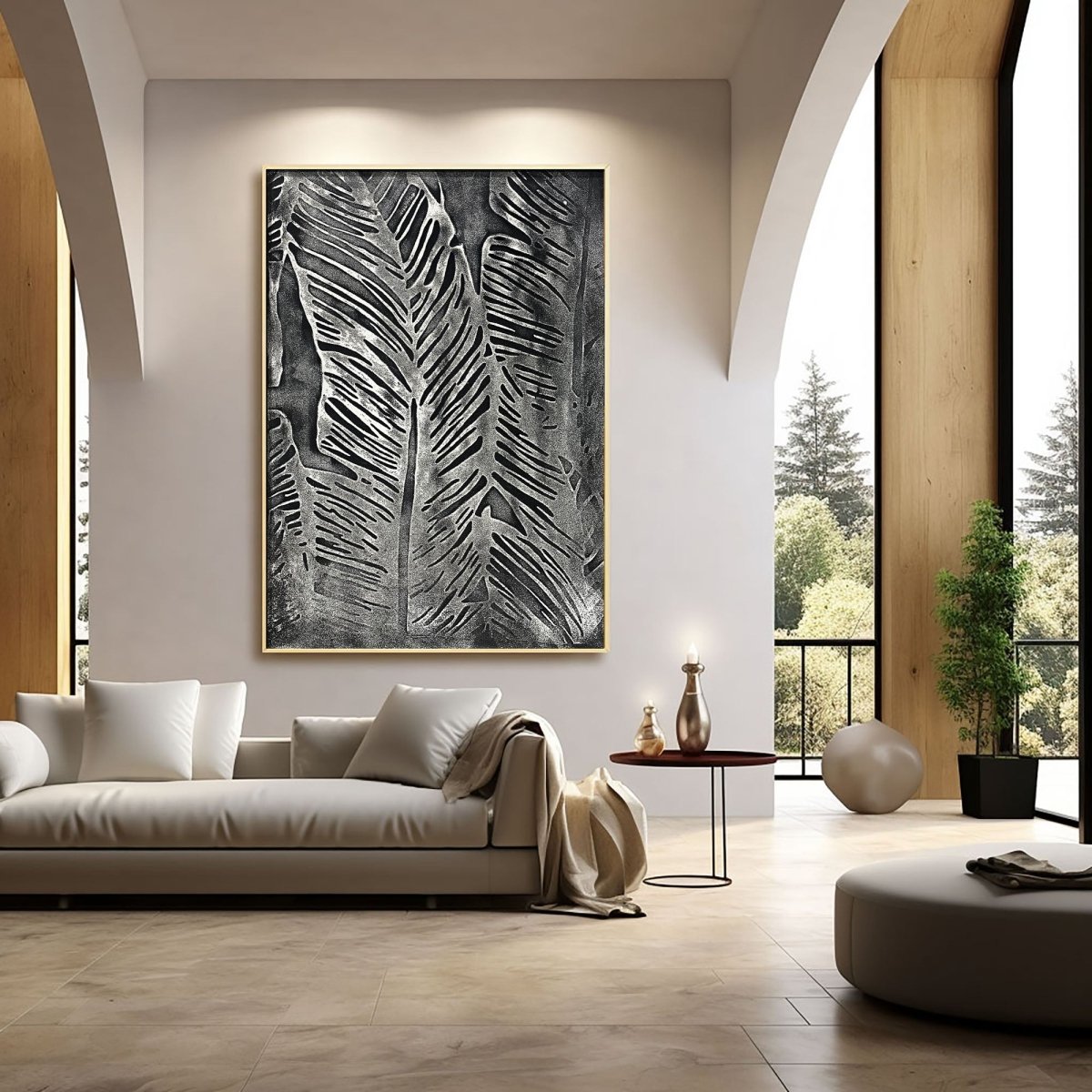Plaster Art Texture Painting HBV311 - royalbrushart